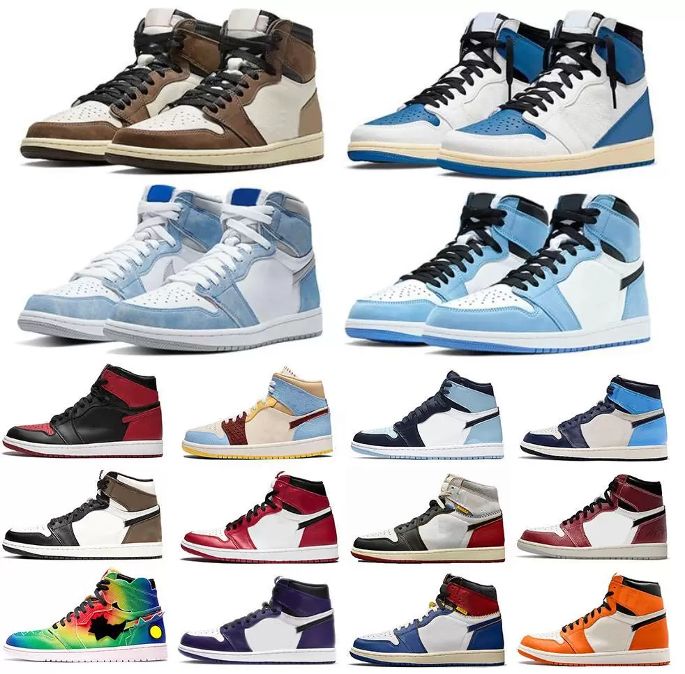 

With Box Jumpman 1 Outdoor Shoes Jorden 1 High Dark Mocha Hyper Royal University Blue Fearless Obsidian UNC Banned Bred Toe Chicago Balvin Sport with box, 03