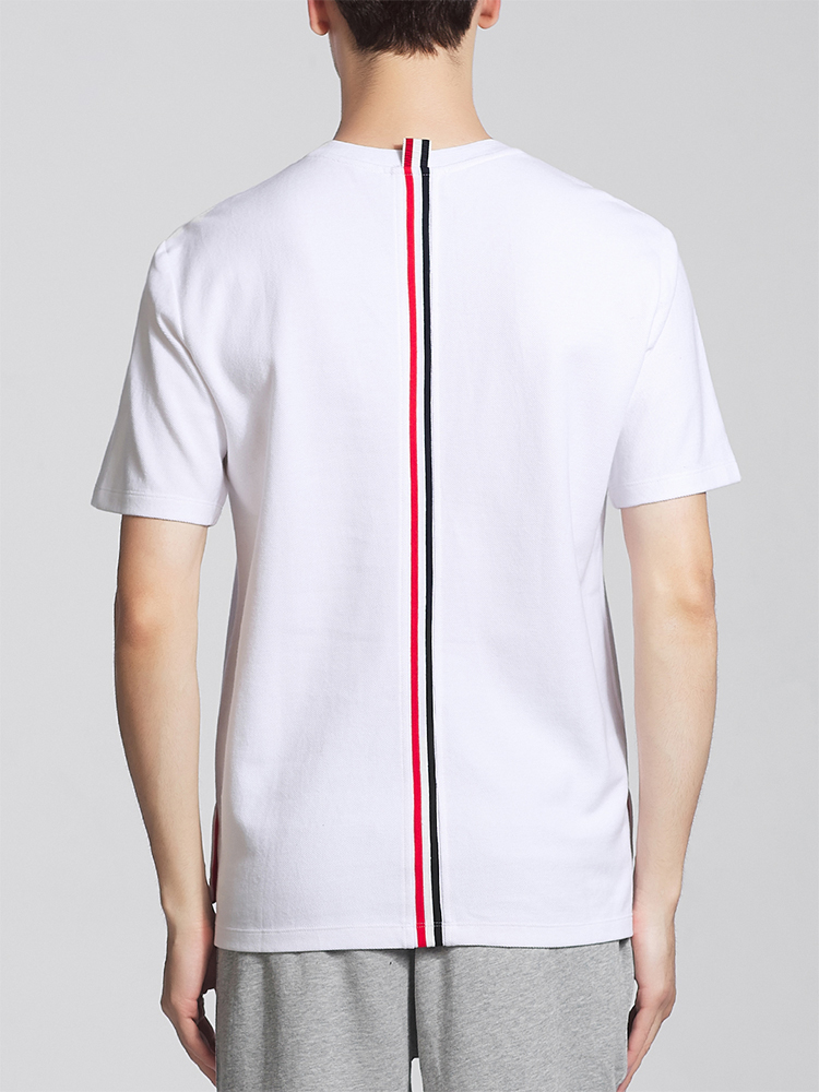 

New Arrival T shirt 2022 Summer Luxury Brand Pure Cotton Women's T Shirts Short Sleeve O-neck Vertical Stripes Casual Loose Solid harajuku Men's Clothing, Packing bag