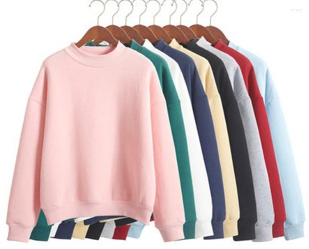 

Women's Hoodies & Sweatshirts Wholesale -XXL Cute Women Pullover 9 Colors 2022 Autumn Coat Winter Loose Fleece Thick Knit Sweatshirt Female, Black