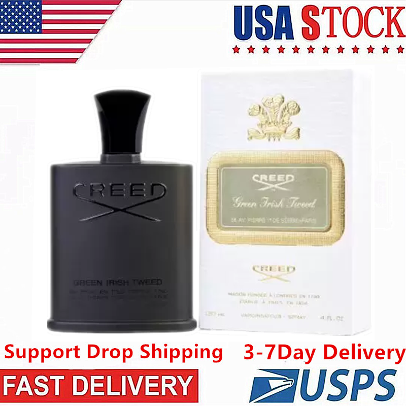 

NEW Creed GREEN IRISH TWEED Men Perfume 120ml Spray Perfume with Long Lasting Time Men's Parfum GOOD SMELL Come with Box Fast Delivery