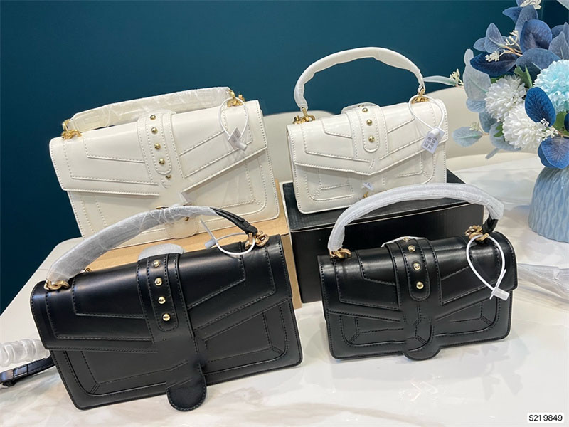 

2022 Popular Shoulder Bag Swallow Bags Classic Designer Lady Handbags Top Quality Genuine Leather Luxury Crossbody Designers Flaps Two Sizes 27cm*17cm 21cm*13cm, Black