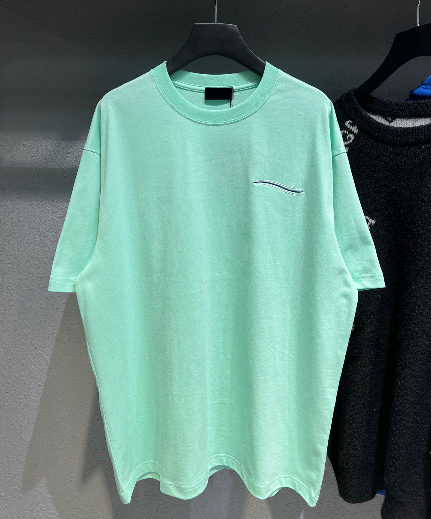 

2022SS Hip Hop Muscle Fit Curved Hem White Cotton Custom Printing Men Women T Shirt Casual Quantity Trend Oversize xs-L 8Y436Qe7, Green