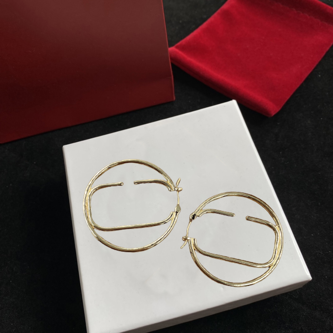 

Crystal Letter Designer Earrings For Women Ear Pendants Brand Woman Ear Clip Fashion Charm Earring Studs Gold Sliver