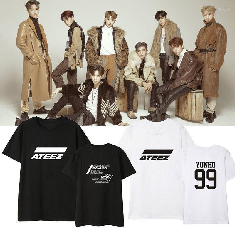 

Men's T-Shirts T Shirt Women Men Hongjoong Seonghwa Yunho Yeosang Mingi Wooyoung Jongho Cotton Short Sleeve Tee HommeMen's Men'sMen's Mild22, 001