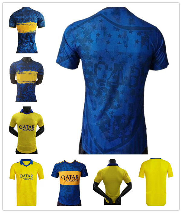 

Player version 22 23 Boca Juniors soccer jersey CARLITOS MARADONA TEVEZ DE ROSSI 2022 third home away 3rd 4th thailand football shirt MEN, 13