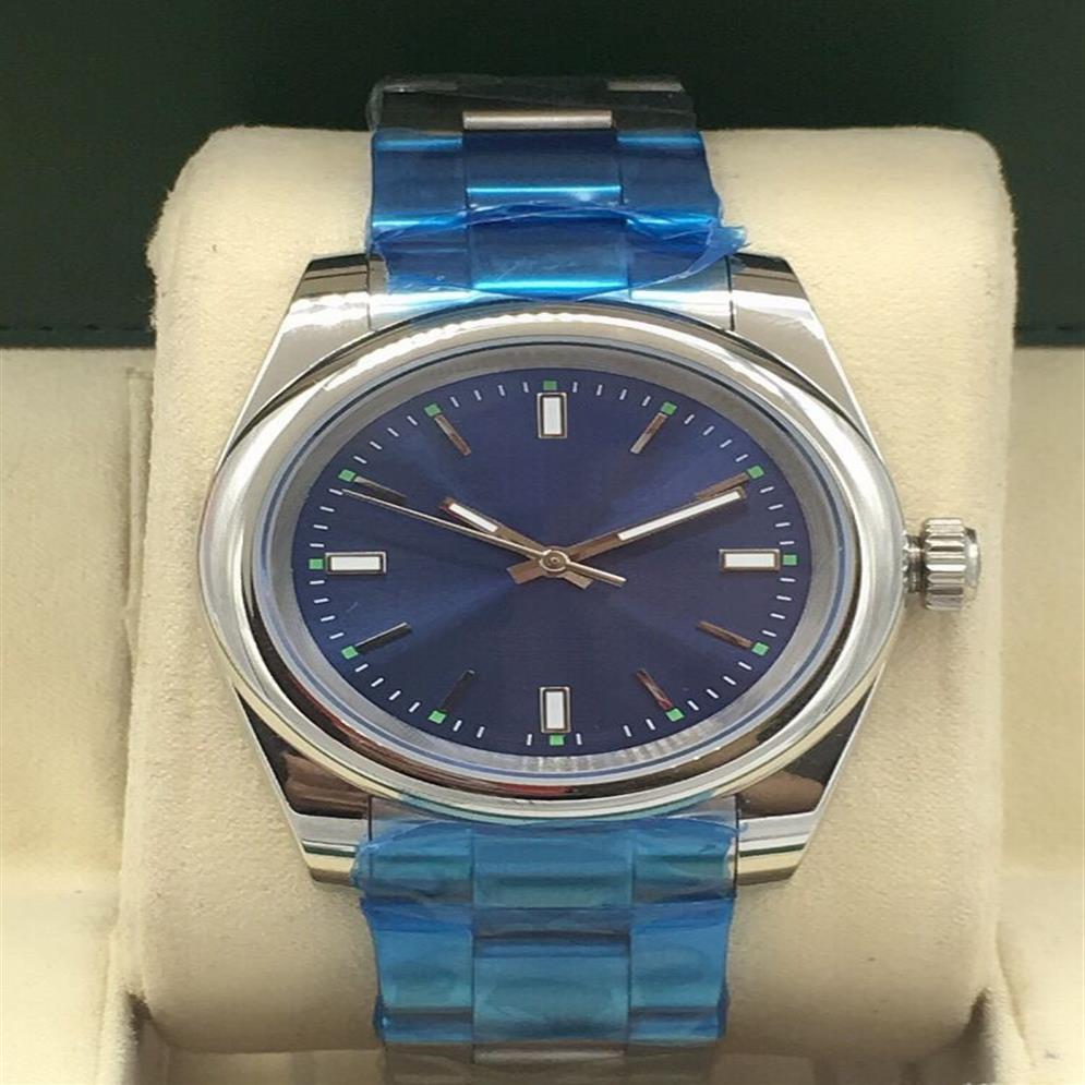 

Men's mechanical watches Oyster m114300-0002 series 39 mm 316 fine steel 2183 movement original safety buckle automatic mecha269V, Box