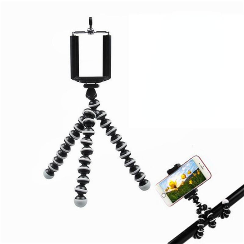 

Tripods Small Tripod Universal Smartphone Sports Camera Stand With Clip Mini Octopus Holder Mobile PhoneTripods