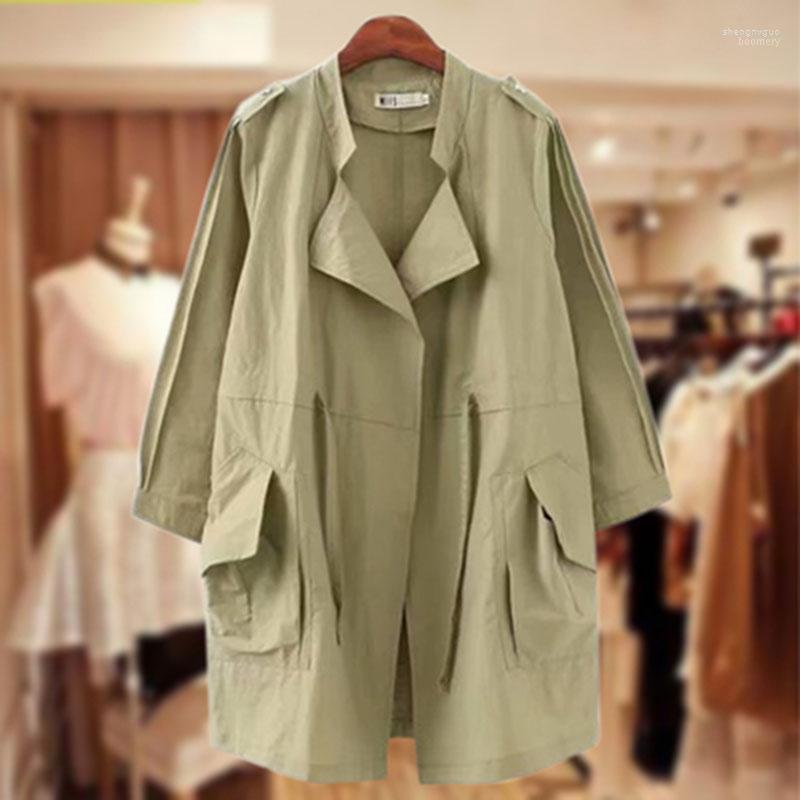 

Women's Jackets Windbreaker Drawstring Long Coats Ladies Autumn Cardigan Jacket 2022 Large Sizes Solid Color Outerwear, Pink