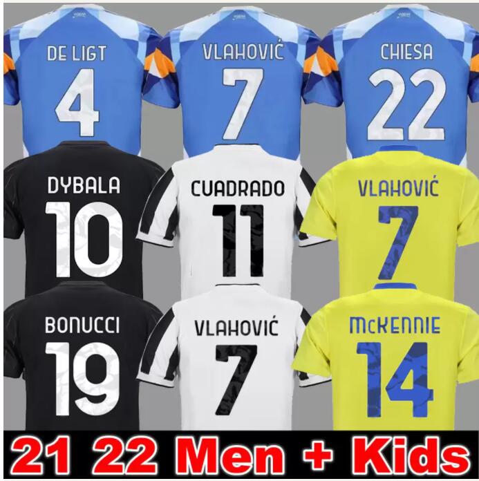 

fans player version 2021 2022 juventus home soccer jersey VLAHOVIC KEAN DYBALA MORATA CHIESA McKENNIE LOCATELLI top jerseys 21 22 JUVE Kits Men and Kids uniform, 21 22 fouth 1 patch