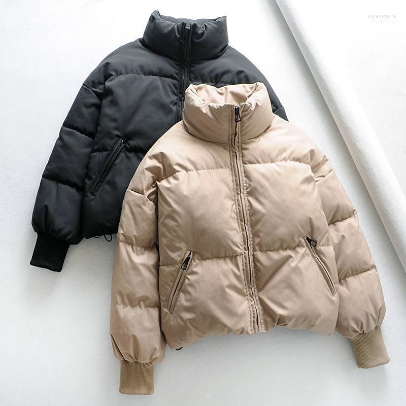 

Women's Down & Parkas 2022 Winter Solid Coats Womans Cotton Casual Jackets Warm Oversized Womens Top Kare22, Beige