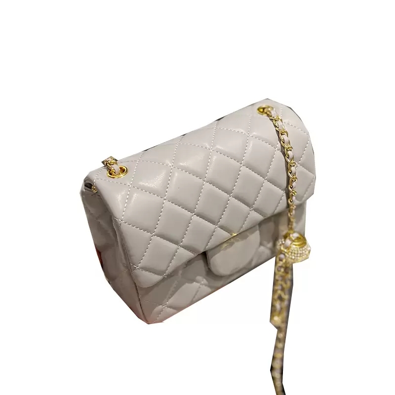 

Classic Mini Flap Strass Crush Ball Bags Quilted Gold Metal Hardware Matelasse Chain Crossbody Shoulder Luxury Designer Vanity Cosmetic Case Handbags 17CM AKS, Additional shipping