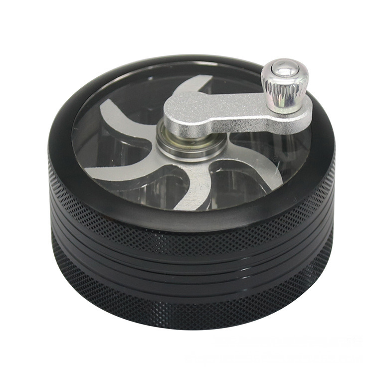 

63mm diameter grinder 2 layer hand-held zinc alloy Cigarette Mill multicolor Metal Cigarette breaker cigarette set grinder