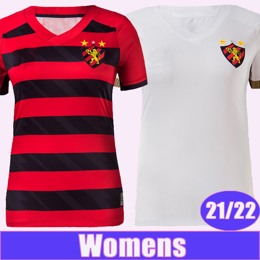 

21 22 Sport Recife HERNANES RONALDO Women Soccer Jerseys MAILSON NEILTON RENZO BETINHO Home Away Black Red White Football Shirts Uniforms, Nv6053 21 22 home no patch