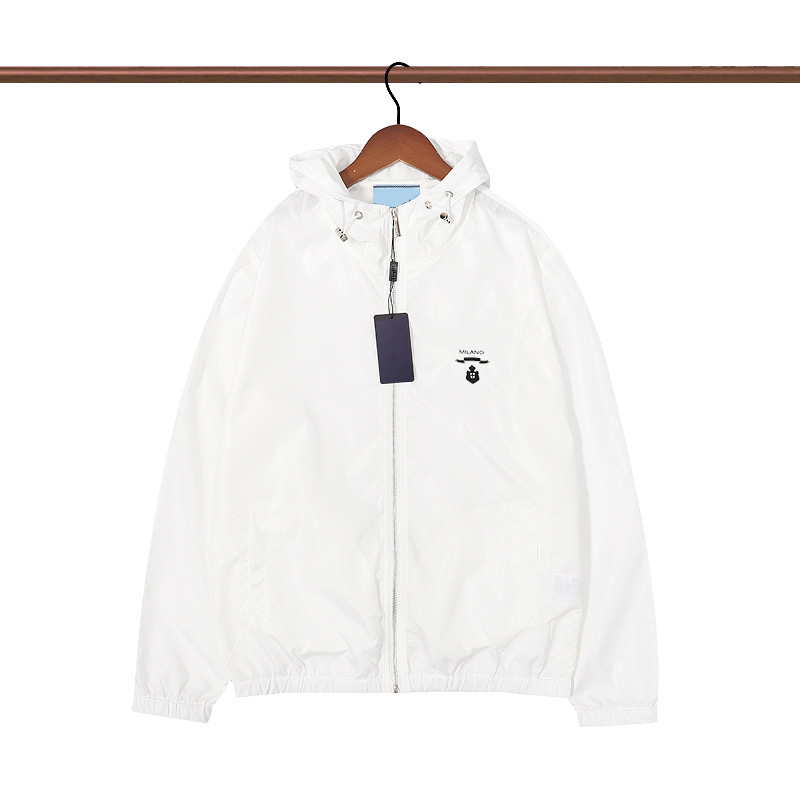 

2022 Mens Designer Jacket Spring Autumn Outwear Windbreaker Hoodie Zipper Casual Hooded Jackets Coat Outside Sport Asian Size Men Clothing D3JP, Ivory