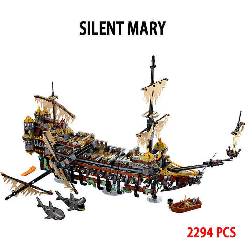 

Silent Mary Ship Model Building Blocks Brick For Children Early Education Diy Toys Birthday Christmas Gifts Compatible J220607