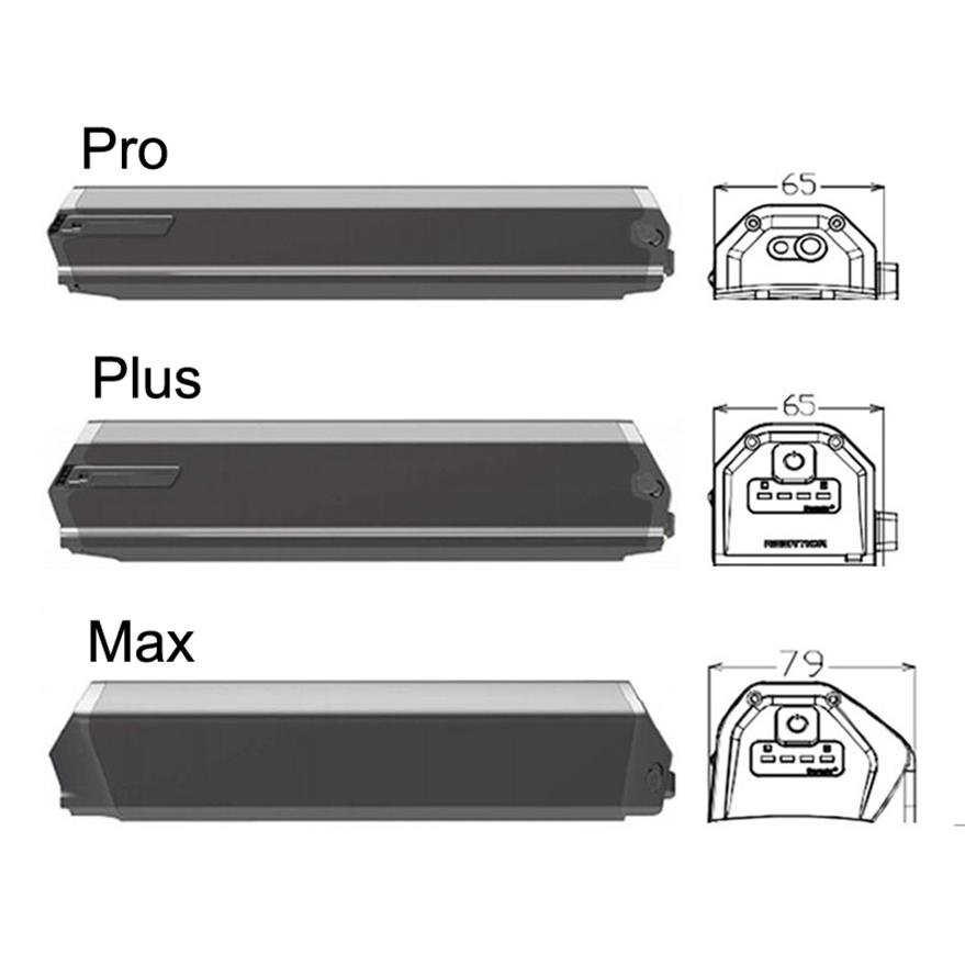

48V 13Ah 624Wh Dorado Plus Ebike Battery Pack for NCM Moscow Milano Magnum Mi6 Ranger Payload Electric City Bicycle Removable Lith190N