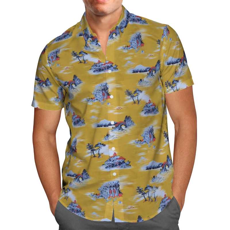 

Men' Casual Shirts Anime Tree 3D Beach Hawaiian 2022 Summer Men Shirt Short Sleeve Streetwear Oversized 5XL Camisa Social Chemise Homme-161, 06