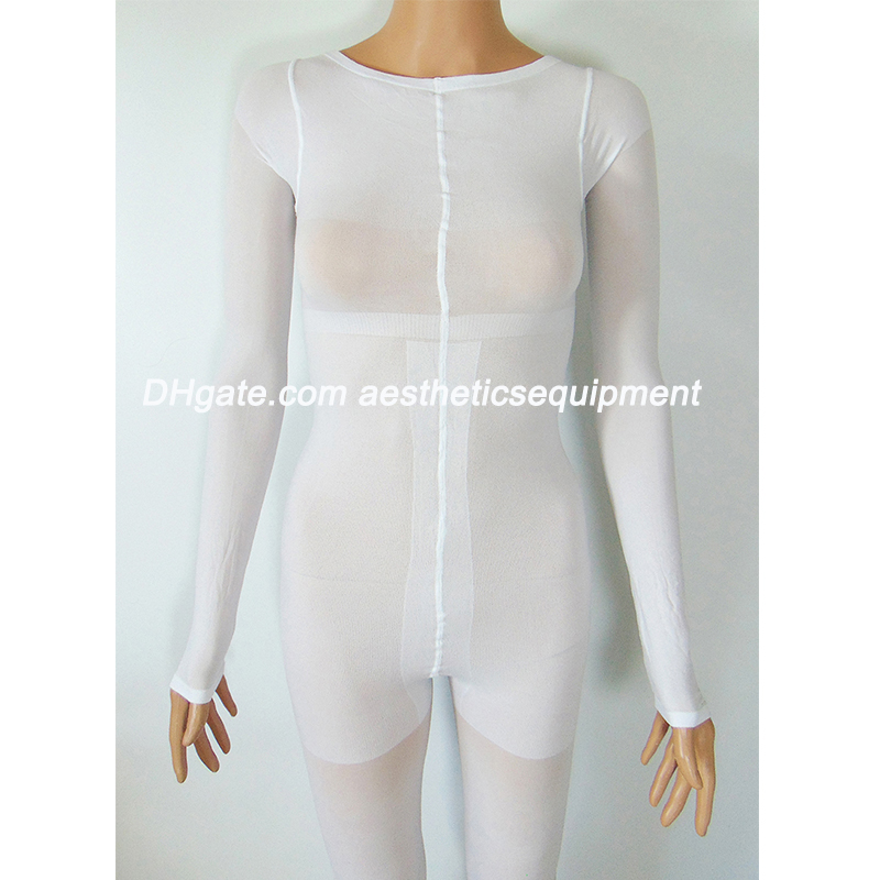 

Vacuum RF Slimming Body Suits Tummy Shaper High Elasticity Soft Clothe Cellulite Treatment for Roller Massage Machine, White