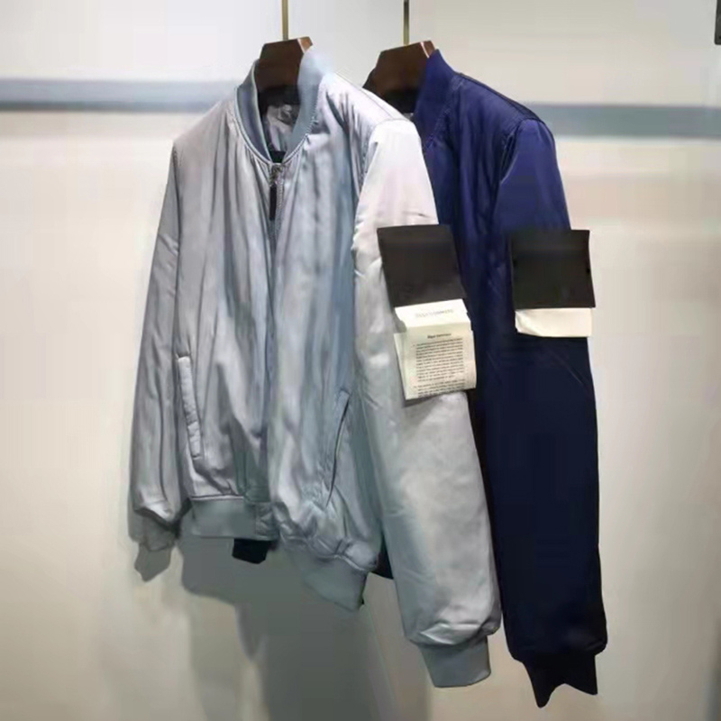 

Men's Jackets Outerwear Men Coats Zip Up Brand Designer with Embroidered Armbands Cotton Windproof Thermal Outfits Autumn Winter Baseball Windbreaker, Light blue