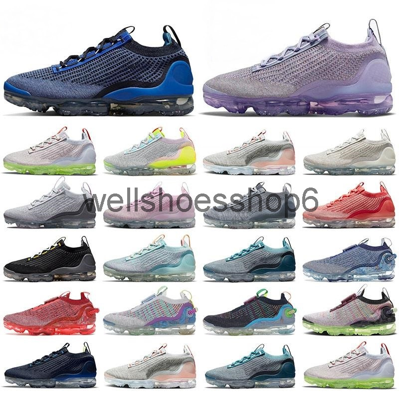

2021 men Running shoes FK designer Fly Anthracite knit Cushion Triple black Day to Night Metallic Silver Oatmeal Chilly Blue Neon women, 25