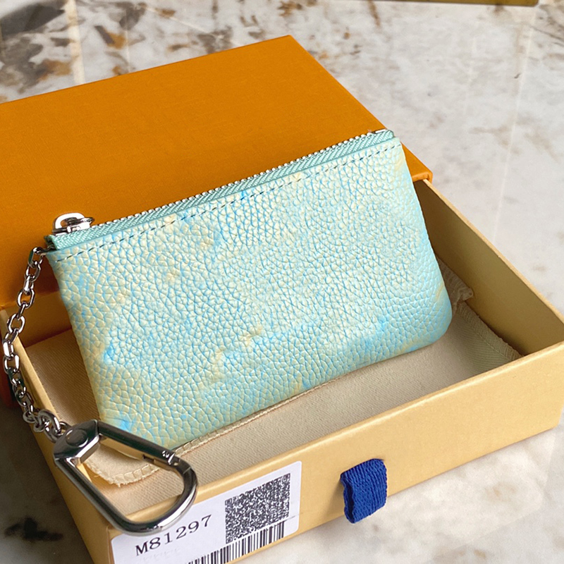 

Key Pouch Case Wallets Coin Purse Luxuries Designers Women Bag Fashion Wallet Luxury Bags Designer Womens Luxurious Leather Purses Paris Italy with Box Dustbag, Green