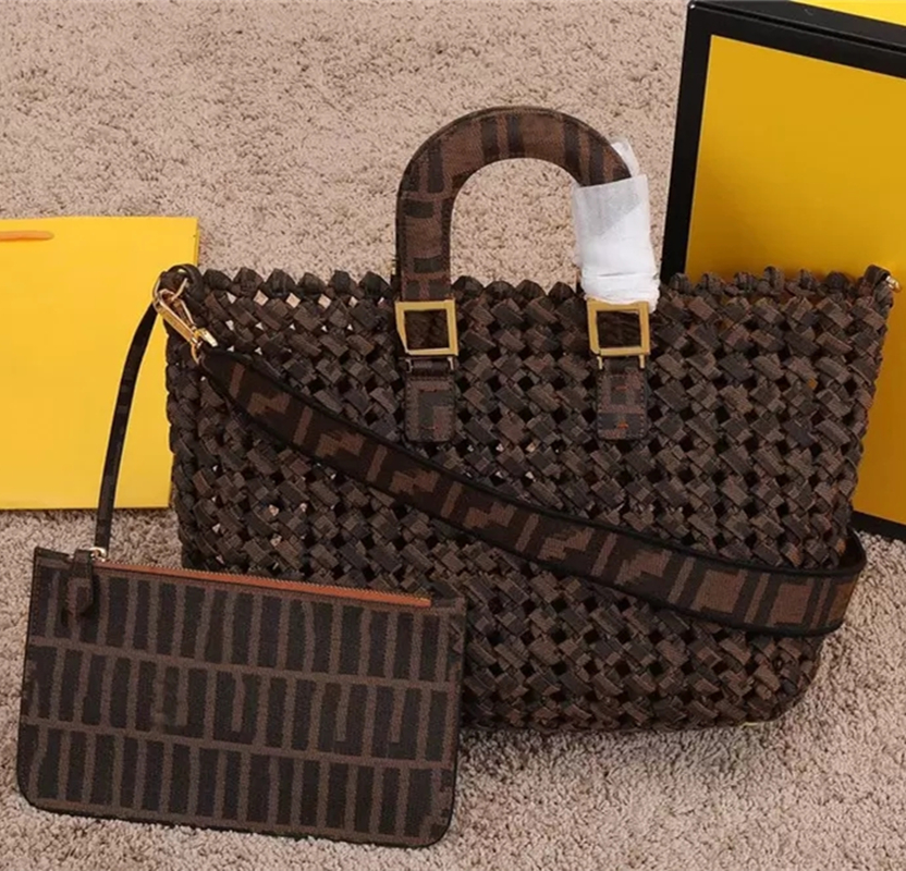 

Designer Bags Luxury handbags purse Women Satin Regular Peekaboo Bag Crochet Hand Bag size :31x21x11cm