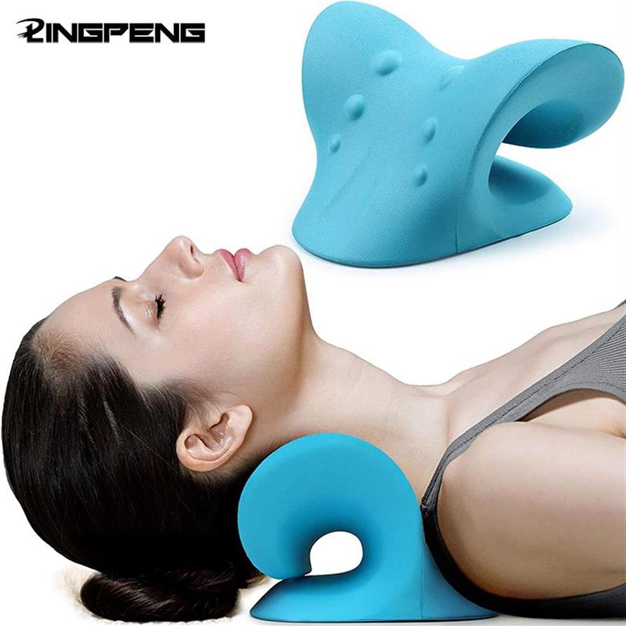 

Accessories Cervical Spine Stretch Gravity Muscle Relaxation Traction Neck And Shoulder Massage Pillow Relieve Pain Correction315l