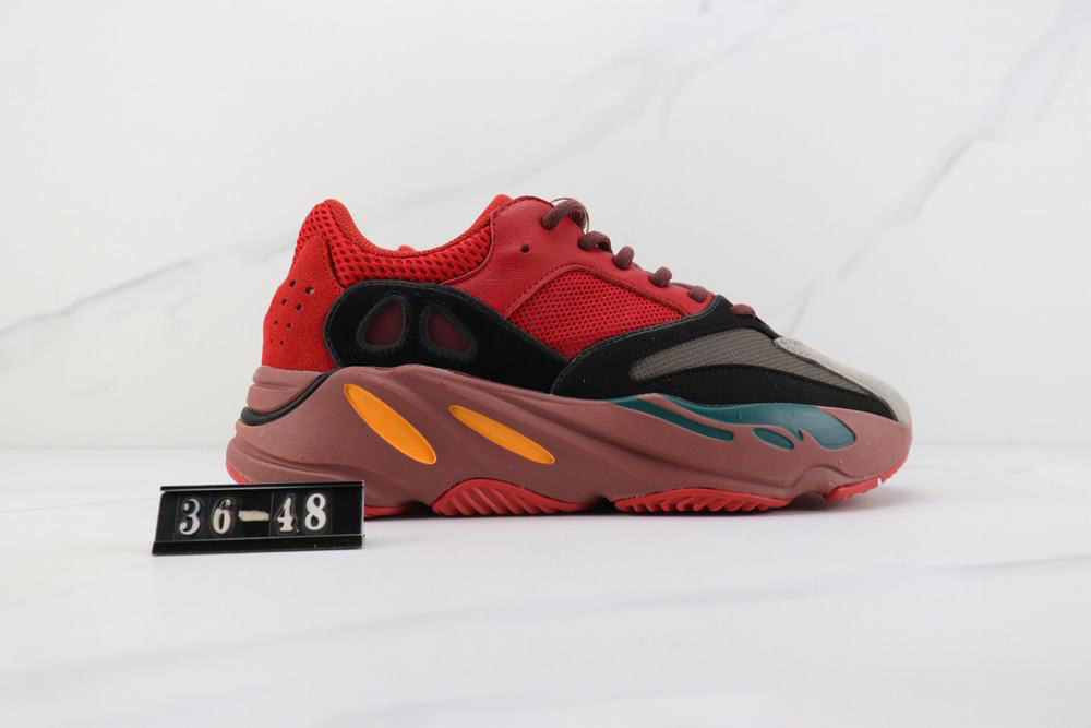 

(With Box)2022 700 Hi-Res Red Running Shoes Men Women Red Sports Sneaker