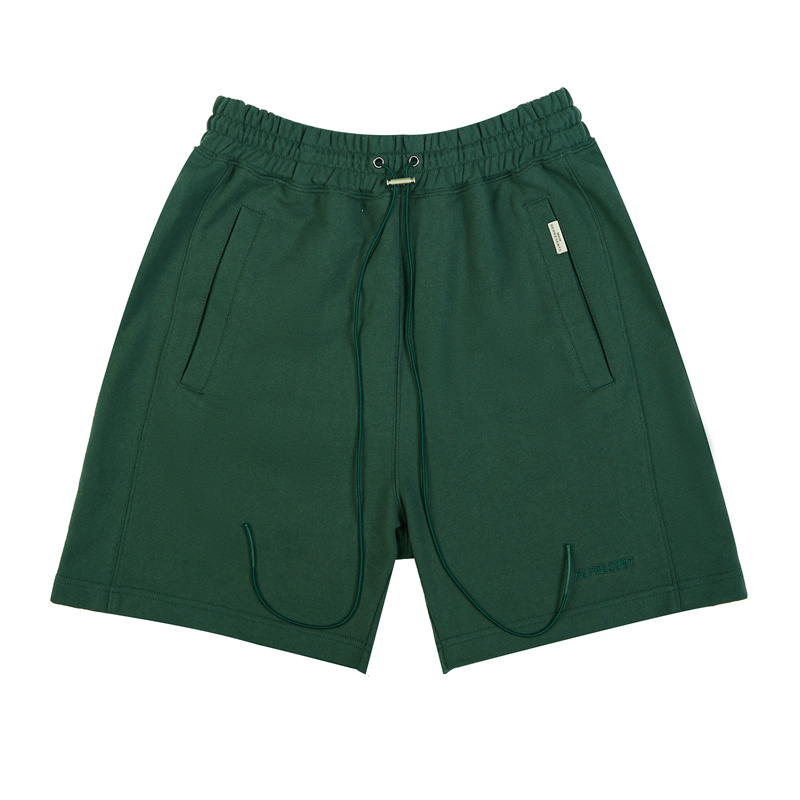 

Pants Shorts Loose Men's Women's Solid Color Embroidery Small Logo Drawstring Shorts Red Apricot Black Green