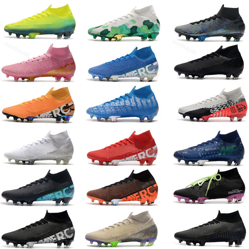 

2021 Mens Cleats Cheapest Soccer Shoes Mercurial Superfly 7 Elite Se Fg Neymar Ronaldo Acc Mens Football Boots Scarpe Da Calcio, Color 15