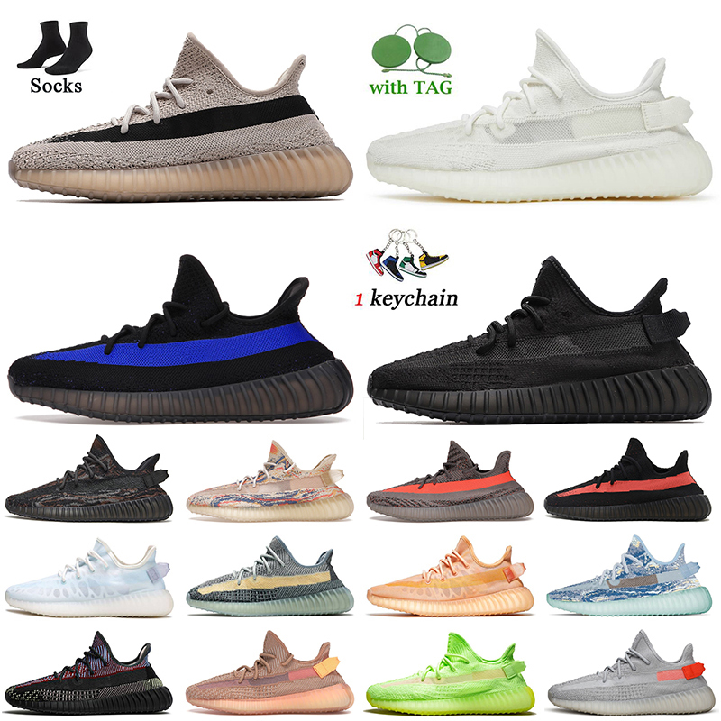 Yeezy Boost 350 V2 femmes Chaussures de course pour hommes Kanye West V2 Beige Black Onyx Pure Oat Bone Blue Blue CMPCT Slate Red Beluga Reflecti