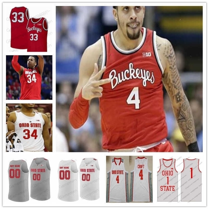 

Sj98 Custom Ohio State Buckeyes basketball 0 D'Angelo Russell Mike Conley Fred Taylor Gary Bradds stitched Mens Youth jerseys, As pics