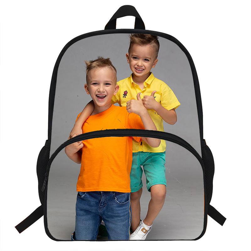 

School Bags 16inch Vlad Niki Print Backpack For Teenagers Kids Boys&Girls Student Laptop Backpacks Travel Shoulder Bag, D9970