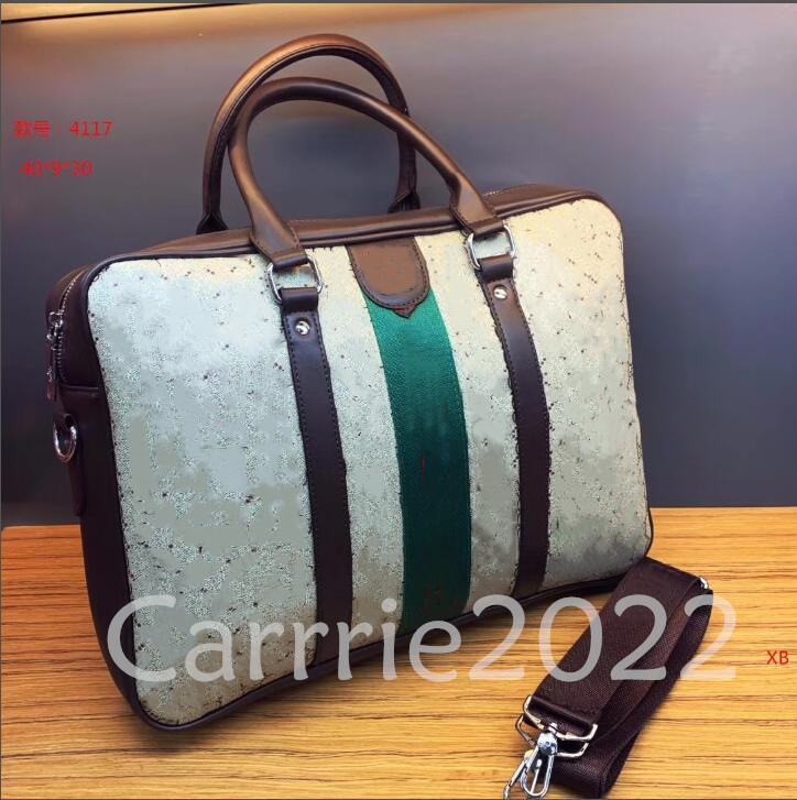 

Hot Brand Men Shoulder Laptop Bags Briefcase Black Brown Leather Designer Handbag Business Mens Messenger Bag 3 Color