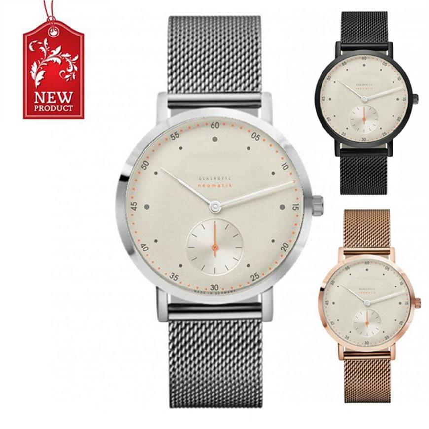 

Fashion Men Watches Luxury Watch Brand Stainless Steel band bracelet nomos Dial casual dress Wristwatch Business Gift For Mens rel258C