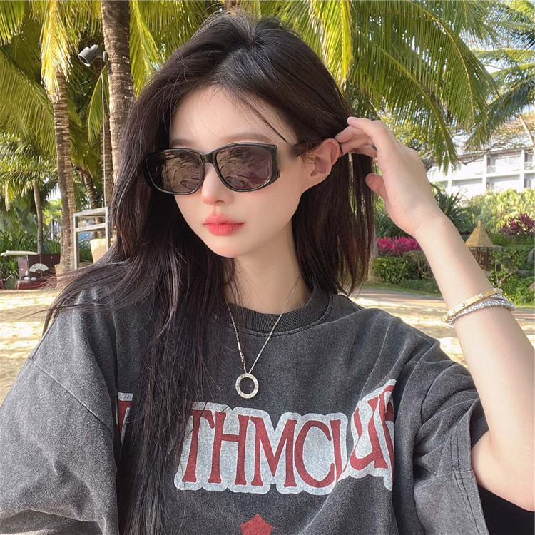 

Designer Sunglasses Xiaoxiangjia's New Fashion Large Frame Cover Face Thin Sunglass Net Red Same Sunglass Ch5589