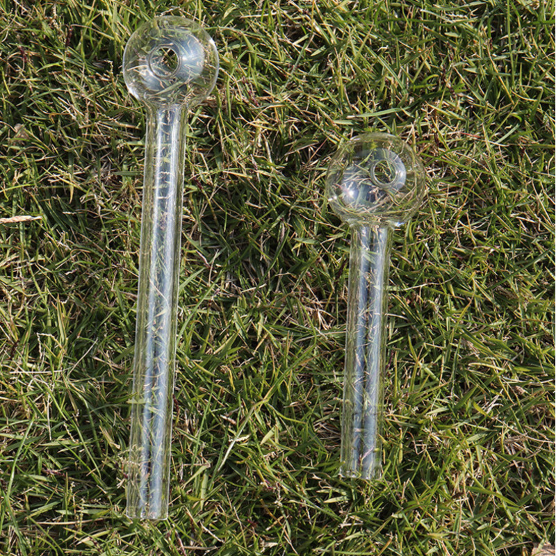 

Wholesale 6 inch large oil burner pipe Glass Tube Oil Pipe Nail water pipes Thick Clear tubes