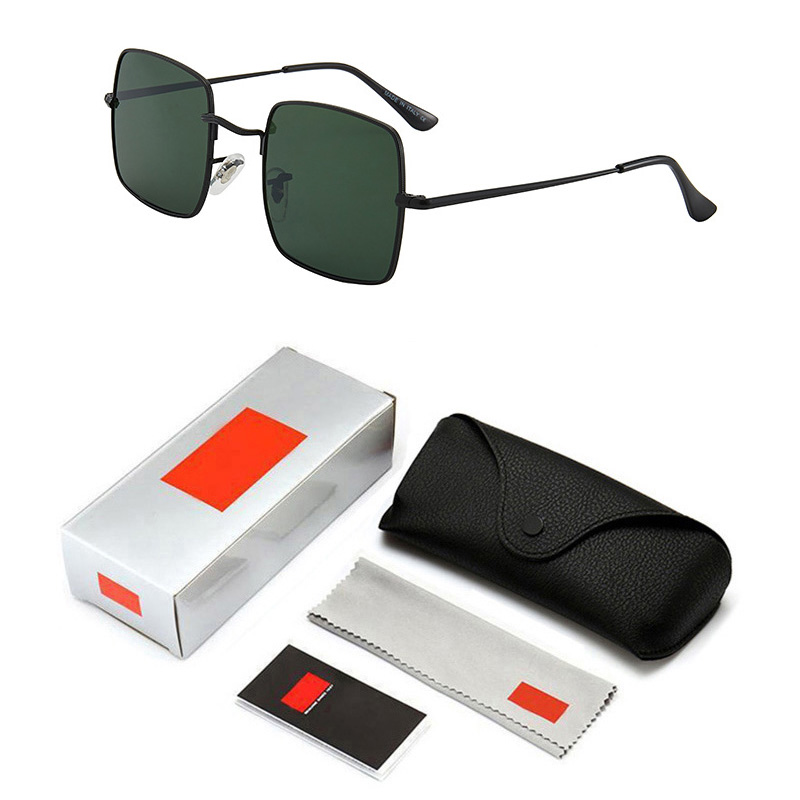 New Fashion Ray Square Sunglasses Cool Men Vintage Brand Design Metal Sun Glasses Women Shades UV400 Oculos De Sol 1971