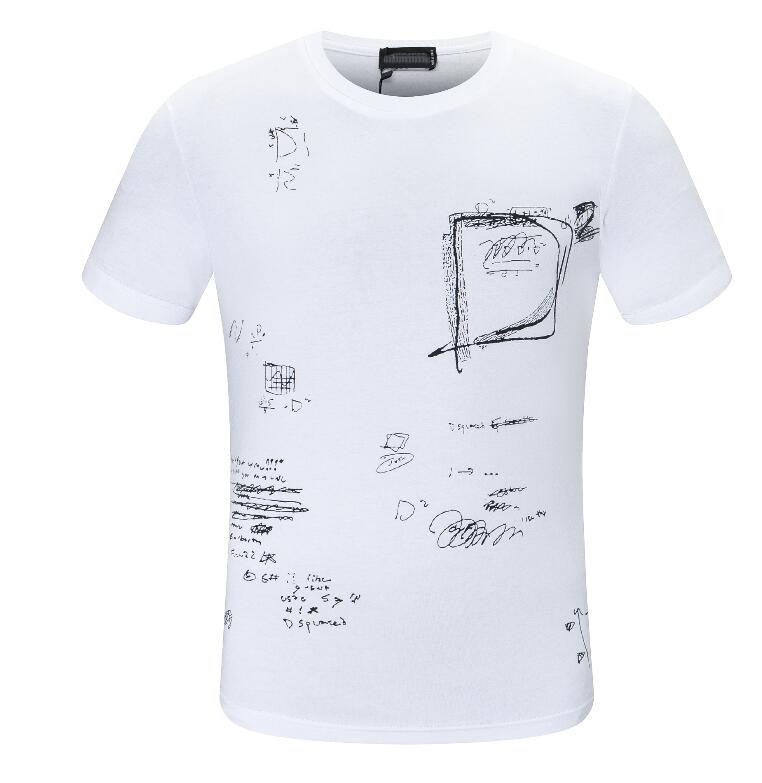

DSQ ICON GYB Men's T-Shirts Designer Print Letter Men Tees Paris Cotton Polos man tops women clothing fashion brand T shirt M-XXXL #6063