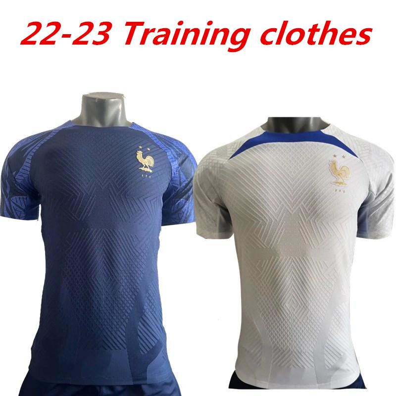 2022 2023 Training Wear Giezmann Mbappe Soccer Jersey Kante 22 23 Chemise Pogba Zidane Giroud Matuidi Kimpembe Enfants Man Benzema Varane françai