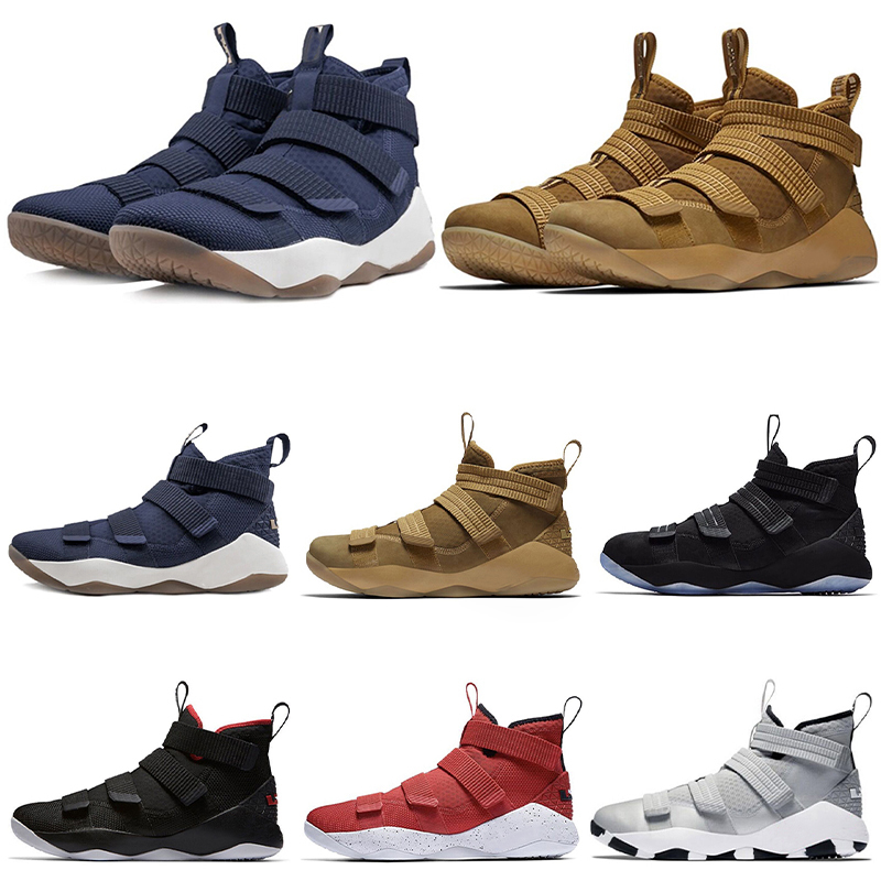 

Basketball Shoes Baskets James 11s Soldier 2022 New Arrival Zapatos Cavs Silver Bullet Sneakers Trainers Men 11 Lebrons Women Size 40-46, A1 wheat 40-46
