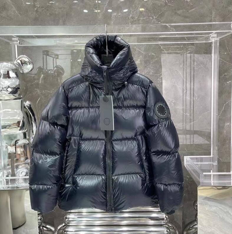 Mens Down Jackets Winter Waterproof Clothes Black Puffer Jacket Parkas With Badges Letters Fashion Men Long Jacket Streetwear Homme Unisex Coat S