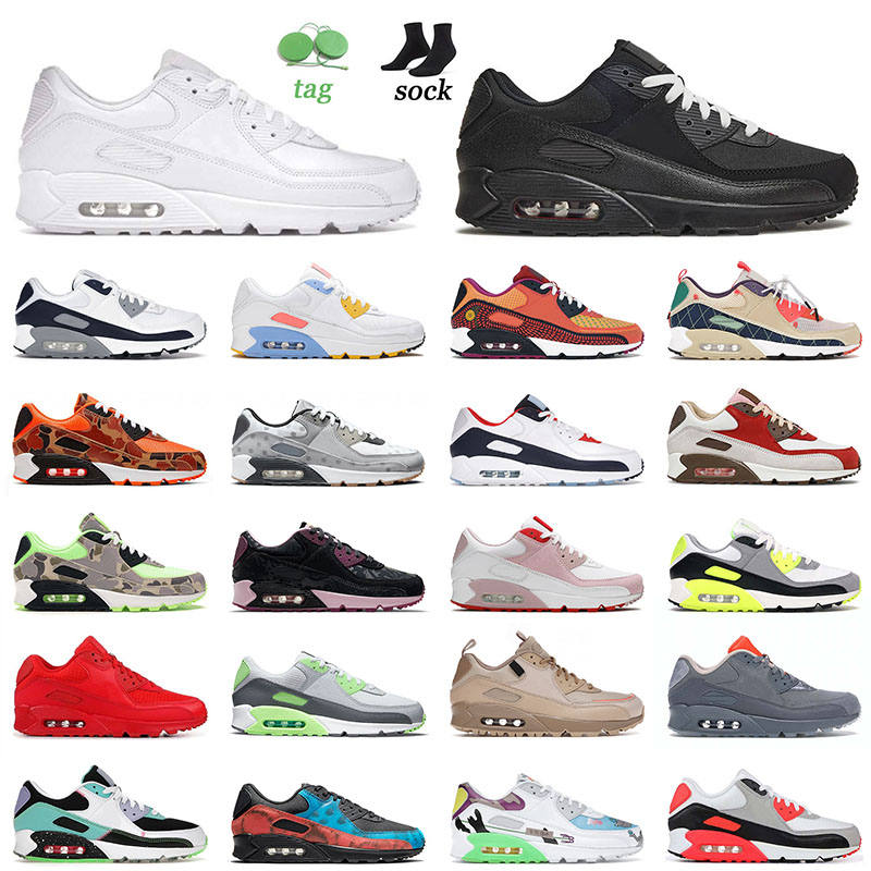 

Sports Cushion OG 90 Running Shoes Triple White Black Bred Solar Flare Camo Green Essential Red Lucha Libre Trail Team Gold 90s Men Women Sneakers Trainers Size 36-46, B7 surplus desert camo 40-45