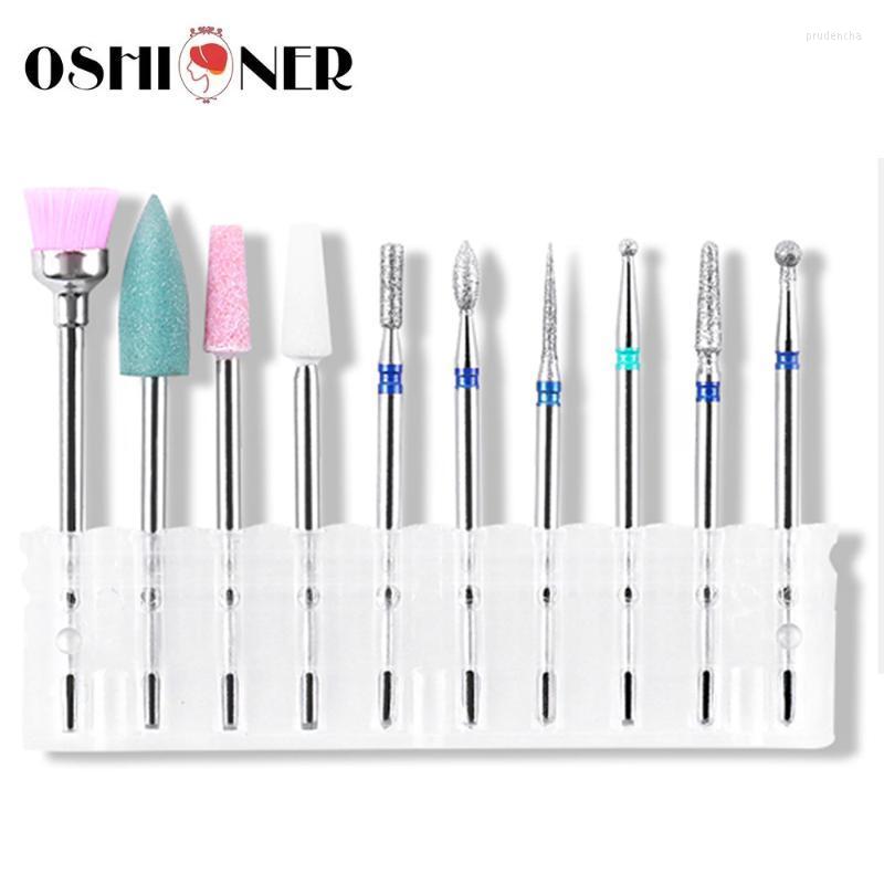 

Nail Art Equipment 10pcs/box Diamond Drill Bit Rotery Electric Milling Cutters For Pedicure Manicure Files Cuticle Burr Tools Accessories Pr