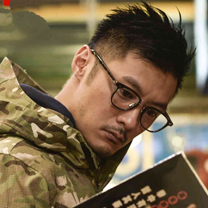 

Sunglasses Yellows plus Japan Zhongjin handmade YP eyeglass frame yuwenle same men's and women's square large face thin B423