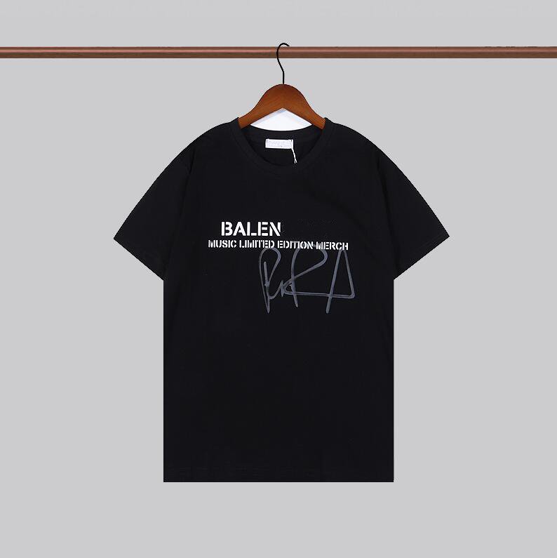 

22SS Men's T-Shirts Designer Print Letter Men Tees Paris Cotton shorts Polos man tops women clothing fashion brand BB T shirt B322, 02