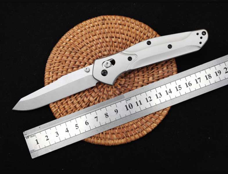 New Us Style BM940 Titanium Handle Tactical Folding Knife D2 Blade Outdoor Hunting Self Defense Pocket Survival Knives EDC Tool BM 940 535 485 75-image-565622526