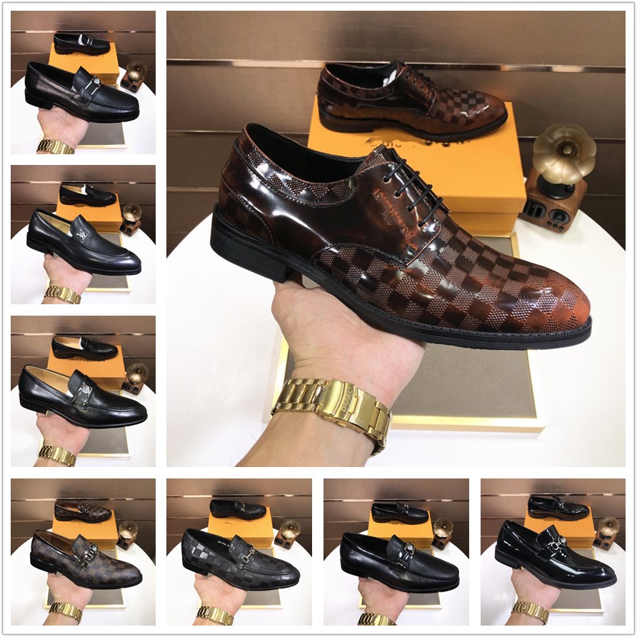 

Italian Stylist Genuine Leather Men Formal Shoes Brogue Elegant Classic Business Wedding Social Mens Designer Luxury Dress Shoes Zapato, #39