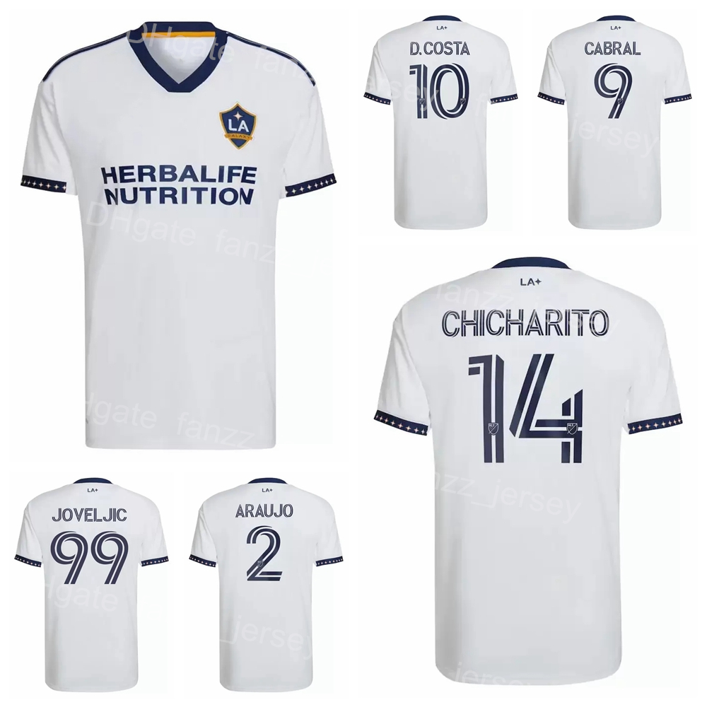 

22-23 MLS Los Angeles LA Galaxy 44 Raheem Edwards Jersey Soccer 11 Samuel randsir 26 Efrain Alvarez 16 Sacha Kljestan 14 Javier Hernandez Chicharito Football Kits, White