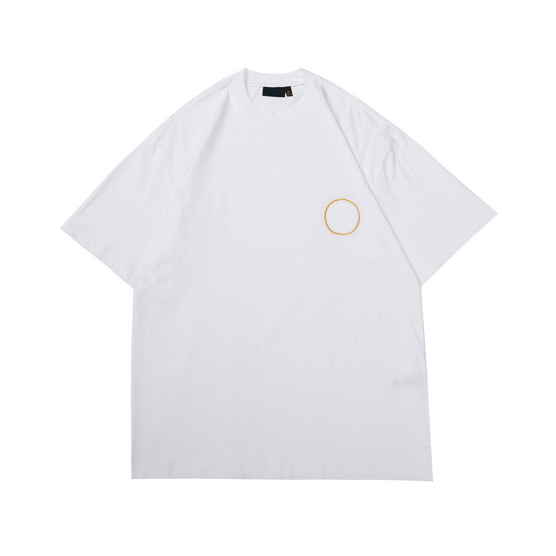 

Mascot Letter embroidery Tee white Fashion Man Women T-shirt summer highstreet FZTX1014, 1222
